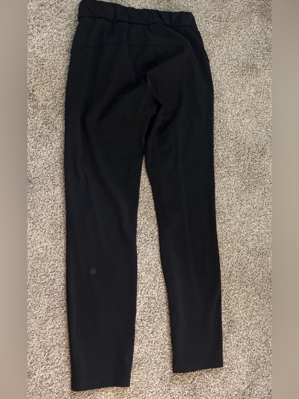 Lululemon Black On The Fly Pants - Straight/Wide Leg with Drawstring Size 2 / XS
